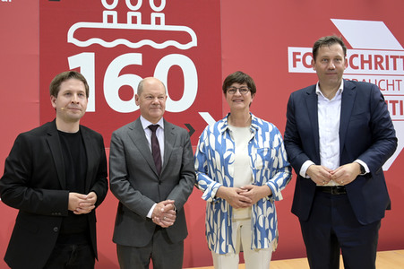 Jubiläumsveranstaltung 160 Jahre SPD in Berlin