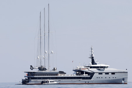 Jeff Bezos Superyacht 'Koru' in Cannes