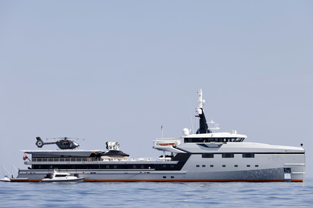 Jeff Bezos Superyacht 'Koru' in Cannes