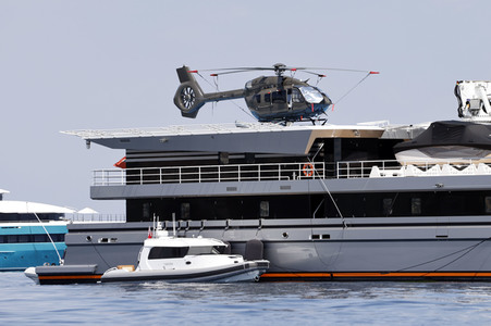 Jeff Bezos Superyacht 'Koru' in Cannes