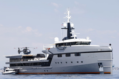 Jeff Bezos Superyacht 'Koru' in Cannes