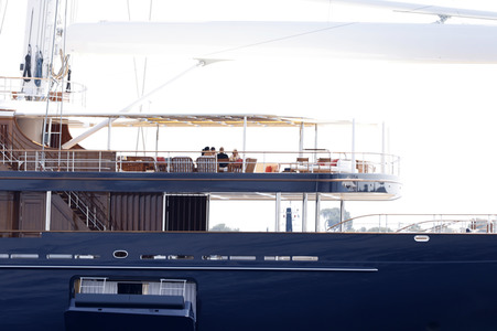 Jeff Bezos Superyacht 'Koru' in Cannes