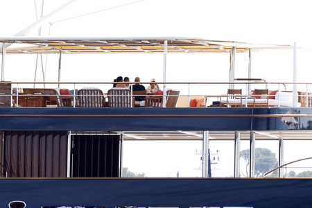 Jeff Bezos Superyacht 'Koru' in Cannes