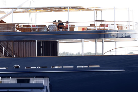 Jeff Bezos Superyacht 'Koru' in Cannes