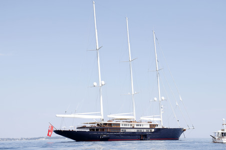 Jeff Bezos Superyacht 'Koru' in Cannes
