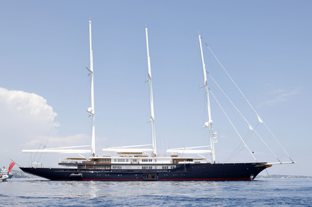 Jeff Bezos Superyacht 'Koru' in Cannes