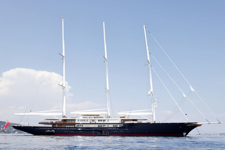 Jeff Bezos Superyacht 'Koru' in Cannes
