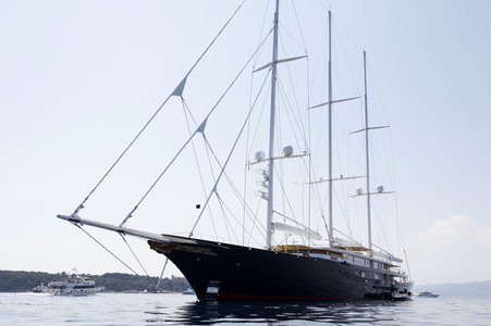 Jeff Bezos Superyacht 'Koru' in Cannes