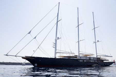 Jeff Bezos Superyacht 'Koru' in Cannes