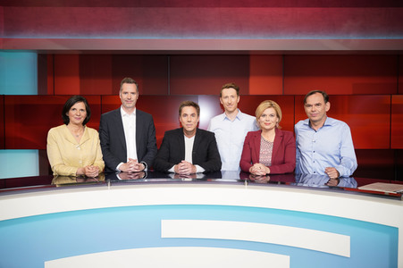 Talkshow 'hart aber fair' in Berlin