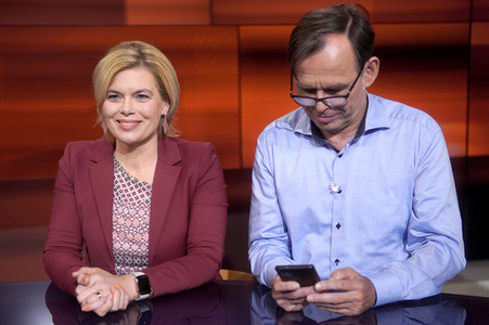 Talkshow 'hart aber fair' in Berlin
