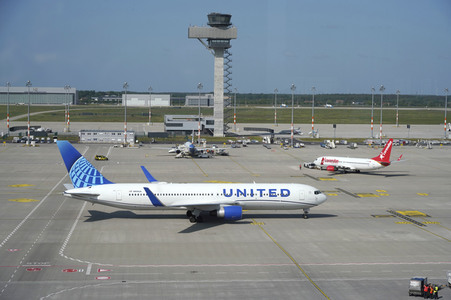 Erstflugveranstaltung United Airlines nach Washington, D.C. in Berlin