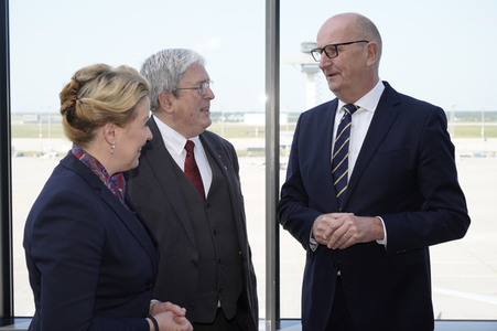 Erstflugveranstaltung United Airlines nach Washington, D.C. in Berlin