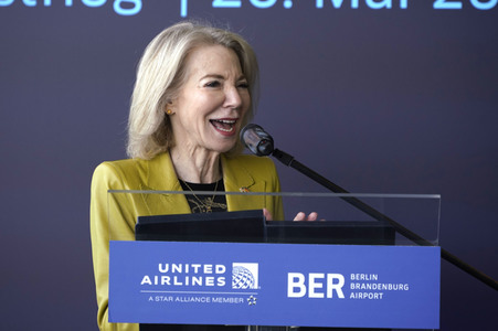 Erstflugveranstaltung United Airlines nach Washington, D.C. in Berlin