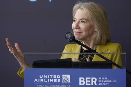 Erstflugveranstaltung United Airlines nach Washington, D.C. in Berlin