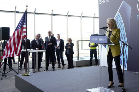 Erstflugveranstaltung United Airlines nach Washington, D.C. in Berlin