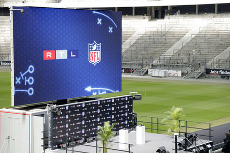 RTL Pressetermin zur NFL Berichterstattung in Frankfurt