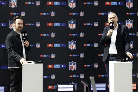 RTL Pressetermin zur NFL Berichterstattung in Frankfurt