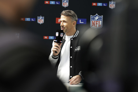 RTL Pressetermin zur NFL Berichterstattung in Frankfurt