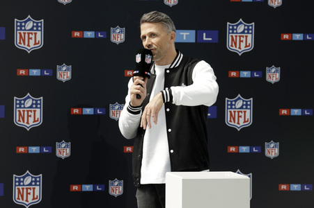 RTL Pressetermin zur NFL Berichterstattung in Frankfurt