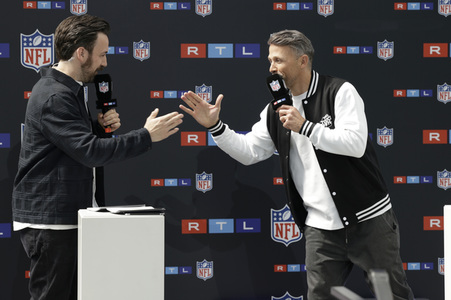 RTL Pressetermin zur NFL Berichterstattung in Frankfurt