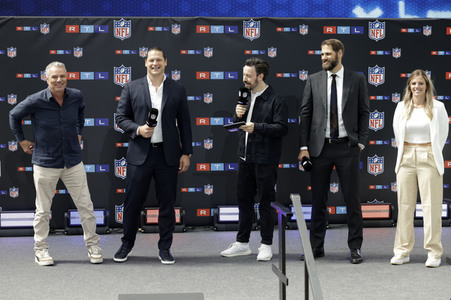 RTL Pressetermin zur NFL Berichterstattung in Frankfurt