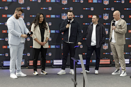 RTL Pressetermin zur NFL Berichterstattung in Frankfurt