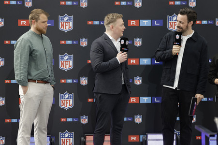RTL Pressetermin zur NFL Berichterstattung in Frankfurt