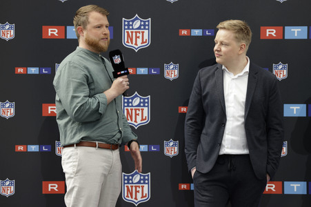 RTL Pressetermin zur NFL Berichterstattung in Frankfurt