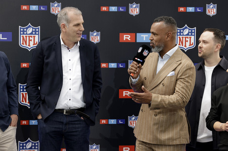RTL Pressetermin zur NFL Berichterstattung in Frankfurt