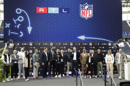 RTL Pressetermin zur NFL Berichterstattung in Frankfurt