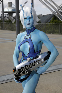 GEEK ART: Andorianer / Andorian Bodypainting