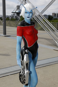 GEEK ART: Andorianer / Andorian Bodypainting