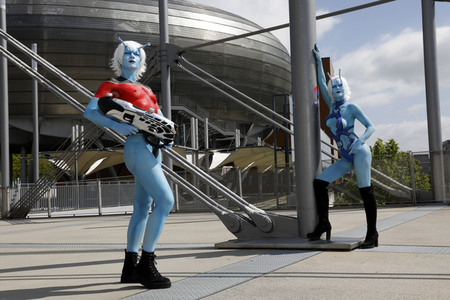 GEEK ART: Andorianer / Andorian Bodypainting