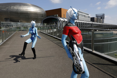 GEEK ART: Andorianer / Andorian Bodypainting