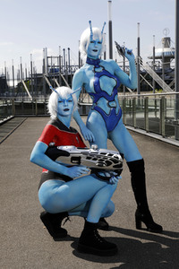 GEEK ART: Andorianer / Andorian Bodypainting