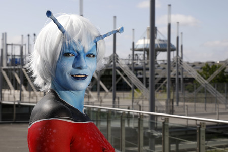 GEEK ART: Andorianer / Andorian Bodypainting