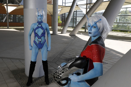 GEEK ART: Andorianer / Andorian Bodypainting