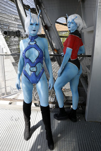 GEEK ART: Andorianer / Andorian Bodypainting