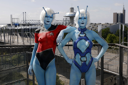 GEEK ART: Andorianer / Andorian Bodypainting