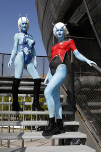 GEEK ART: Andorianer / Andorian Bodypainting