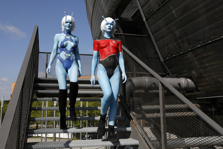 GEEK ART: Andorianer / Andorian Bodypainting