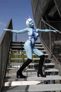 GEEK ART: Andorianer / Andorian Bodypainting