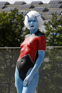 GEEK ART: Andorianer / Andorian Bodypainting