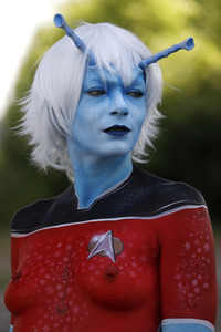 GEEK ART: Andorianer / Andorian Bodypainting
