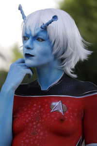 GEEK ART: Andorianer / Andorian Bodypainting