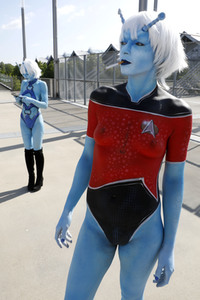GEEK ART: Andorianer / Andorian Bodypainting