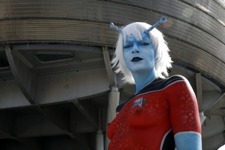 GEEK ART: Andorianer / Andorian Bodypainting