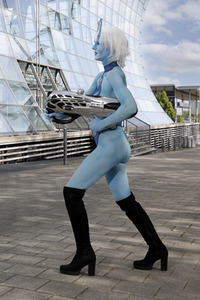 GEEK ART: Andorianer / Andorian Bodypainting