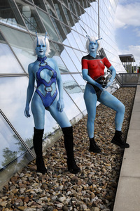 GEEK ART: Andorianer / Andorian Bodypainting